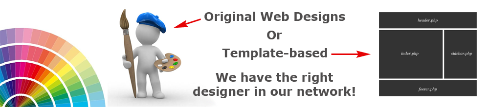 Original designers available in our network